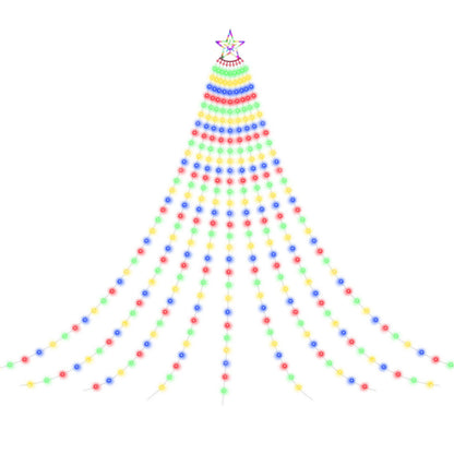 Jingle Jollys 3.8M Christmas Lights Waterfall String Light 340 LED Tristar Online