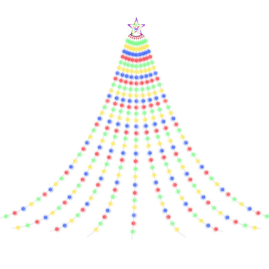Jingle Jollys 3.8M Christmas Lights Waterfall String Light 340 LED Tristar Online