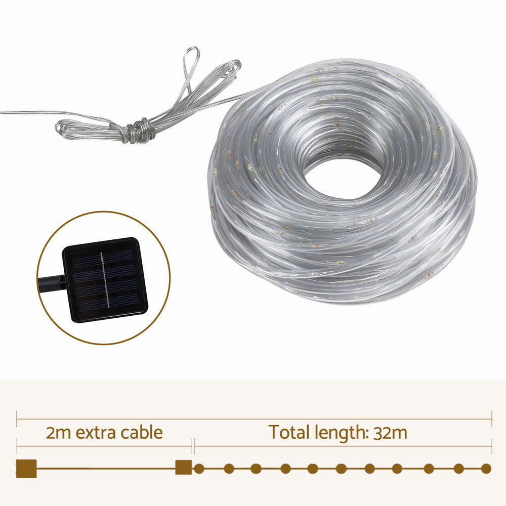Jingle Jollys 30M Christmas Lights String Rope Light Decoration 300 LED Colorful Tristar Online