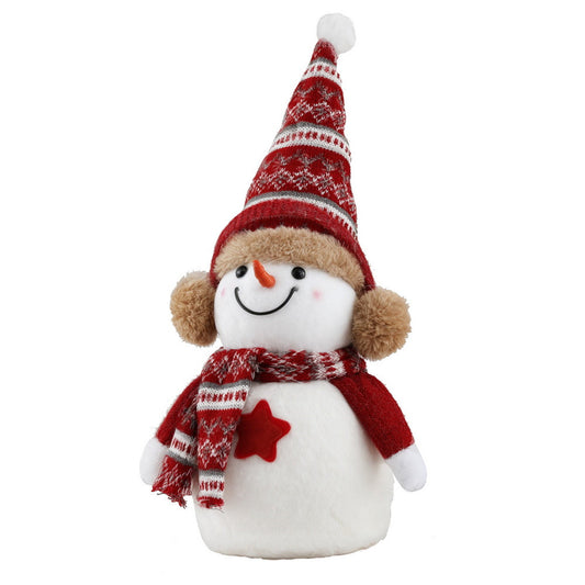 Jingle Jollys Christmas Snowman Handicraft Ornaments Party Decorations 35cm Tristar Online