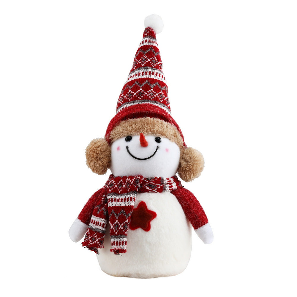 Jingle Jollys Christmas Snowman Handicraft Ornaments Party Decorations 35cm Tristar Online