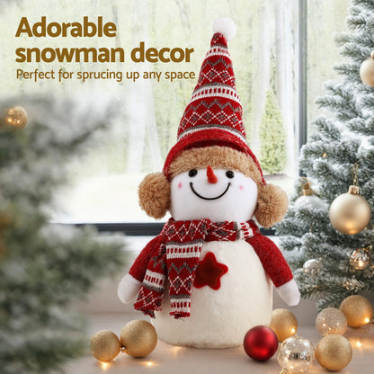 Jingle Jollys Christmas Snowman Handicraft Ornaments Party Decorations 35cm Tristar Online