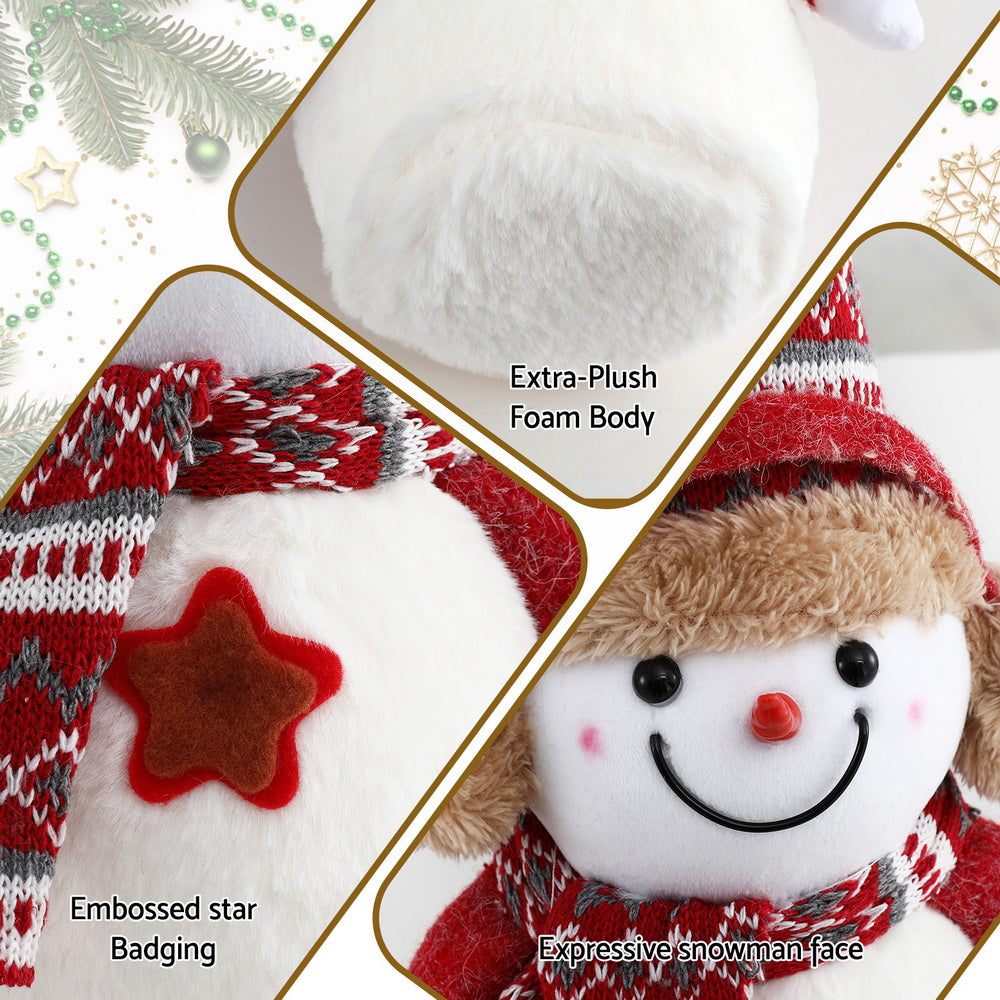 Jingle Jollys Christmas Snowman Handicraft Ornaments Party Decorations 35cm Tristar Online