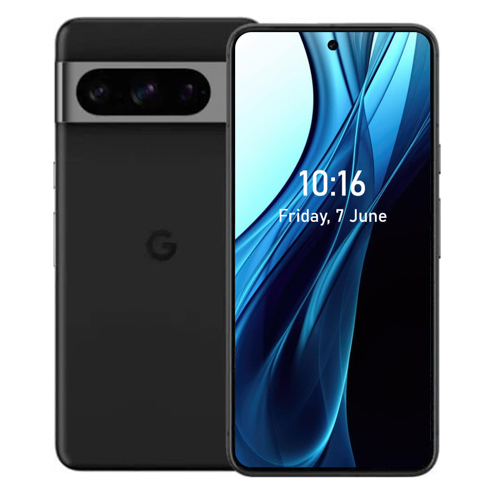 Google Pixel 8 Pro 128GB Obsidian – Advanced AI Camera & Android 14 - Pristine Refurbished Google