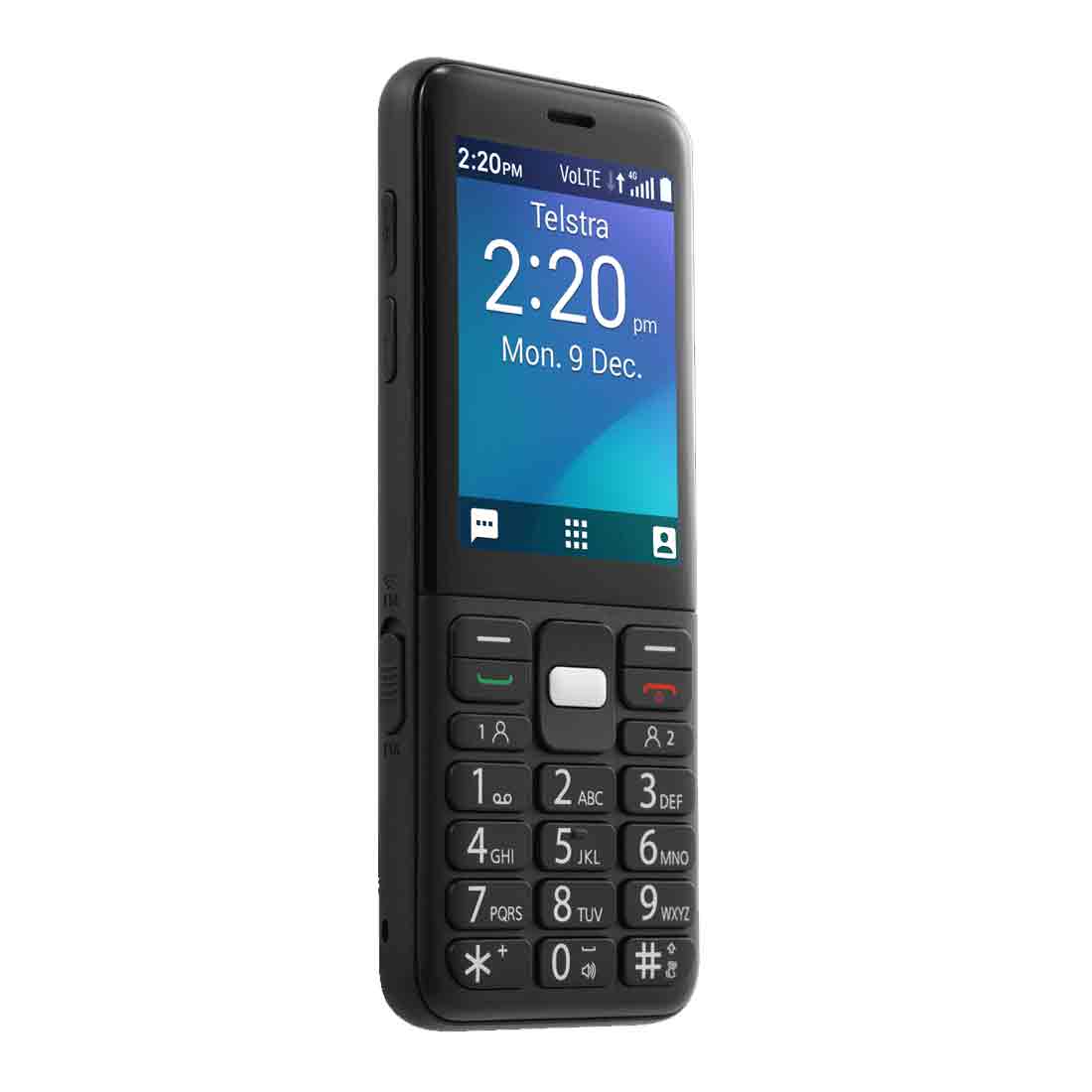 ZTE Easycall 5 4GX Black refurbished phone – large buttons visible