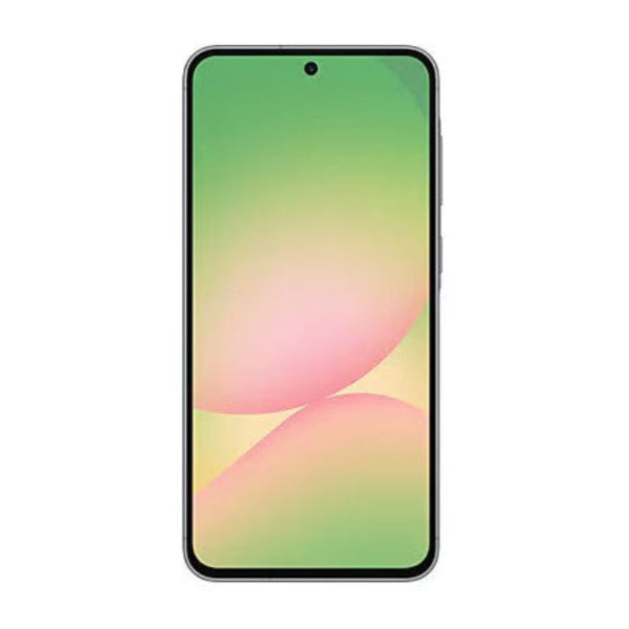 Galaxy A56 5G lying flat showcasing matte Graphite finish