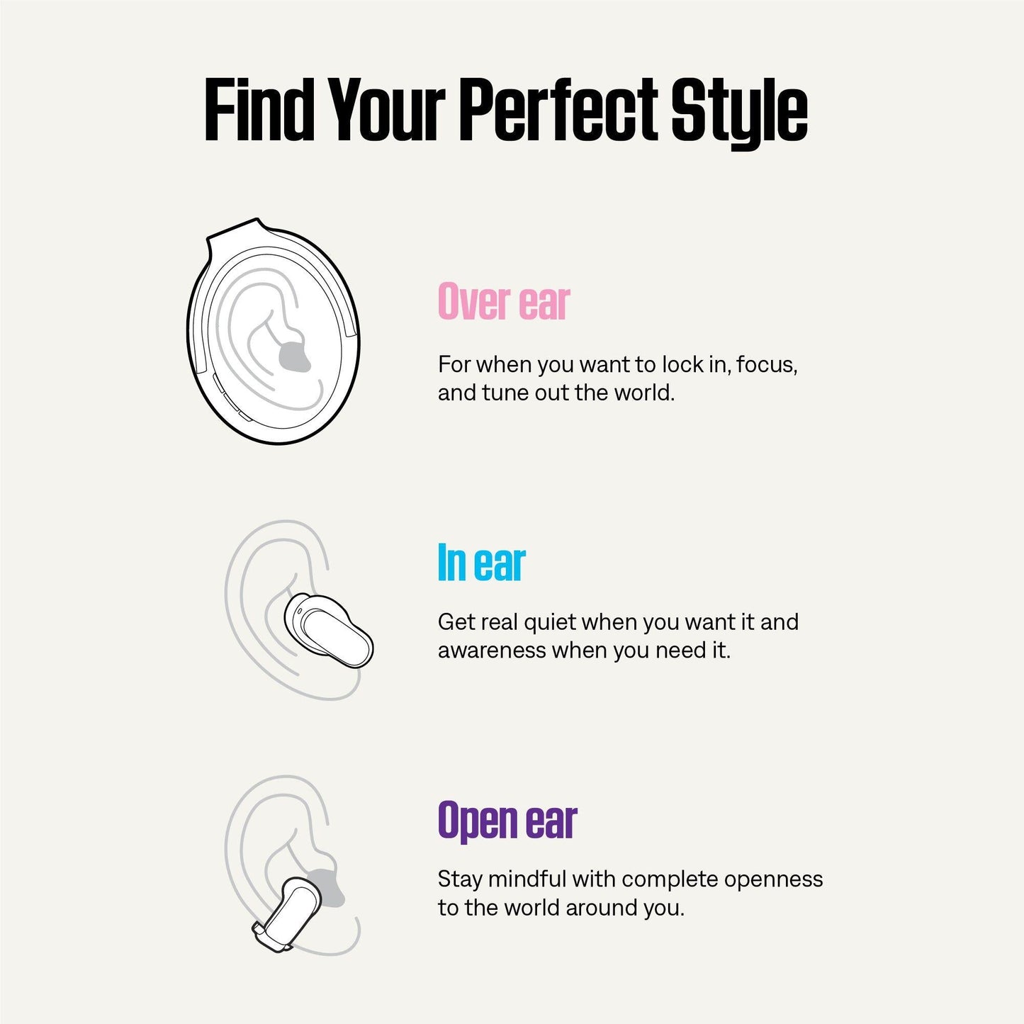 Bose Ultra Open Earbuds (Black) Bose