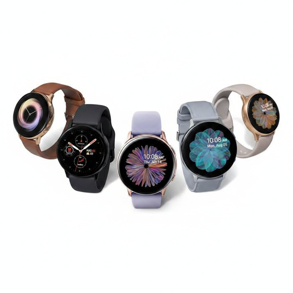 Samsung Galaxy Watch Active2 Bluetooth - 40mm, 44mm - Aqua Black, Cloud Silver, Pink Gold, Rose Gold - Acceptable - Refurbished Samsung