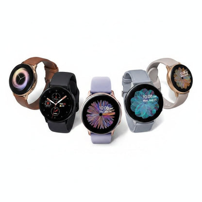 Samsung Galaxy Watch Active2 Bluetooth - 40mm, 44mm - Aqua Black, Cloud Silver, Pink Gold, Rose Gold - Acceptable - Refurbished Samsung