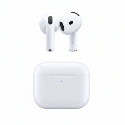 Apple AirPods 4 Wireless Bluetooth Earbuds with USB-C Charging Case - White - Acceptable - Refurbished Apple