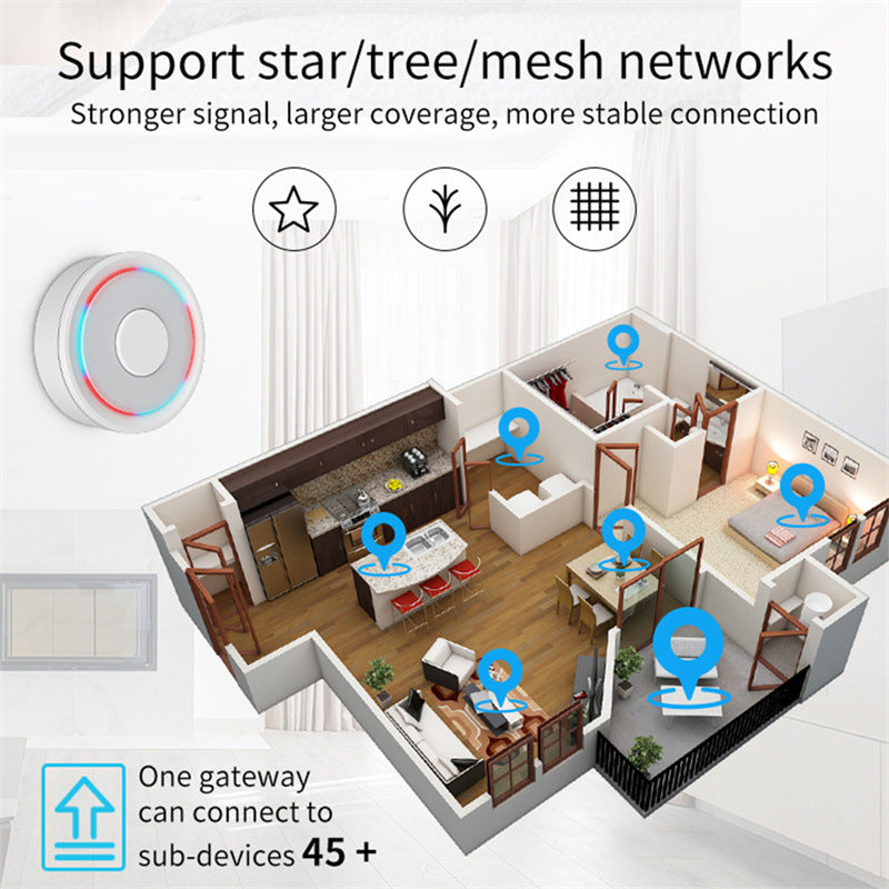 Apple HomeKit Compatible Dual-Mode Wired Tuya Zigbee Gateway Tristar Online