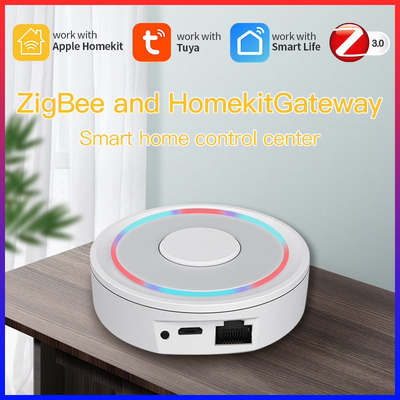 Apple HomeKit Compatible Dual-Mode Wired Tuya Zigbee Gateway Tristar Online