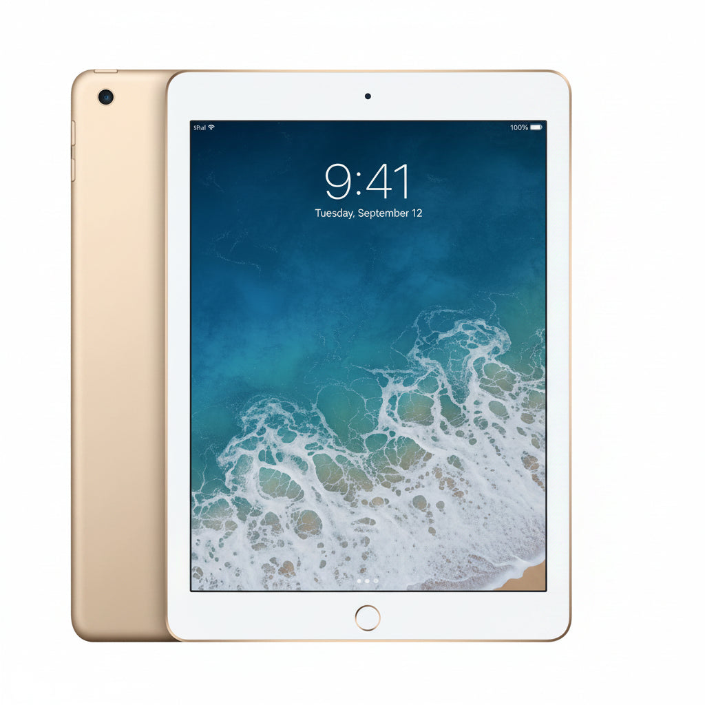 Apple iPad Pro 12.9-Inch 2nd Gen 2017 WiFi - 64GB, 256GB, 512GB - Space Grey, Silver, Rose Gold, Gold - Good - Refurbished - Gold / 64GB