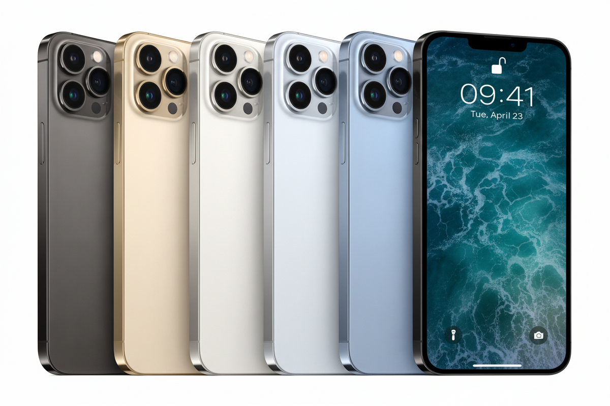 Apple iPhone 13 Pro – 128GB / 256GB / 512GB / 1TB – Graphite, Gold, Silver, Sierra Blue, Alpine Green - Acceptable - Refurbished Apple