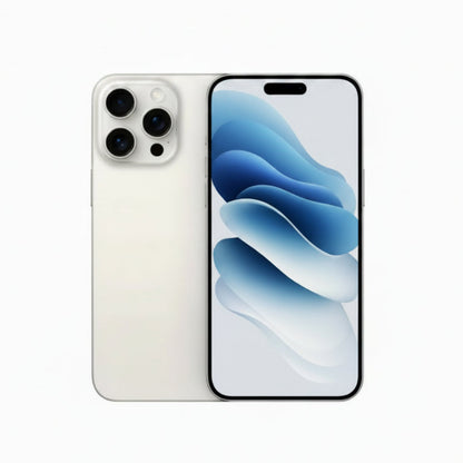 Apple iPhone 15 Pro - 128GB, 256GB, 512GB, 1TB - Black, White, Blue, Natural Titanium - White Titanium / 128GB