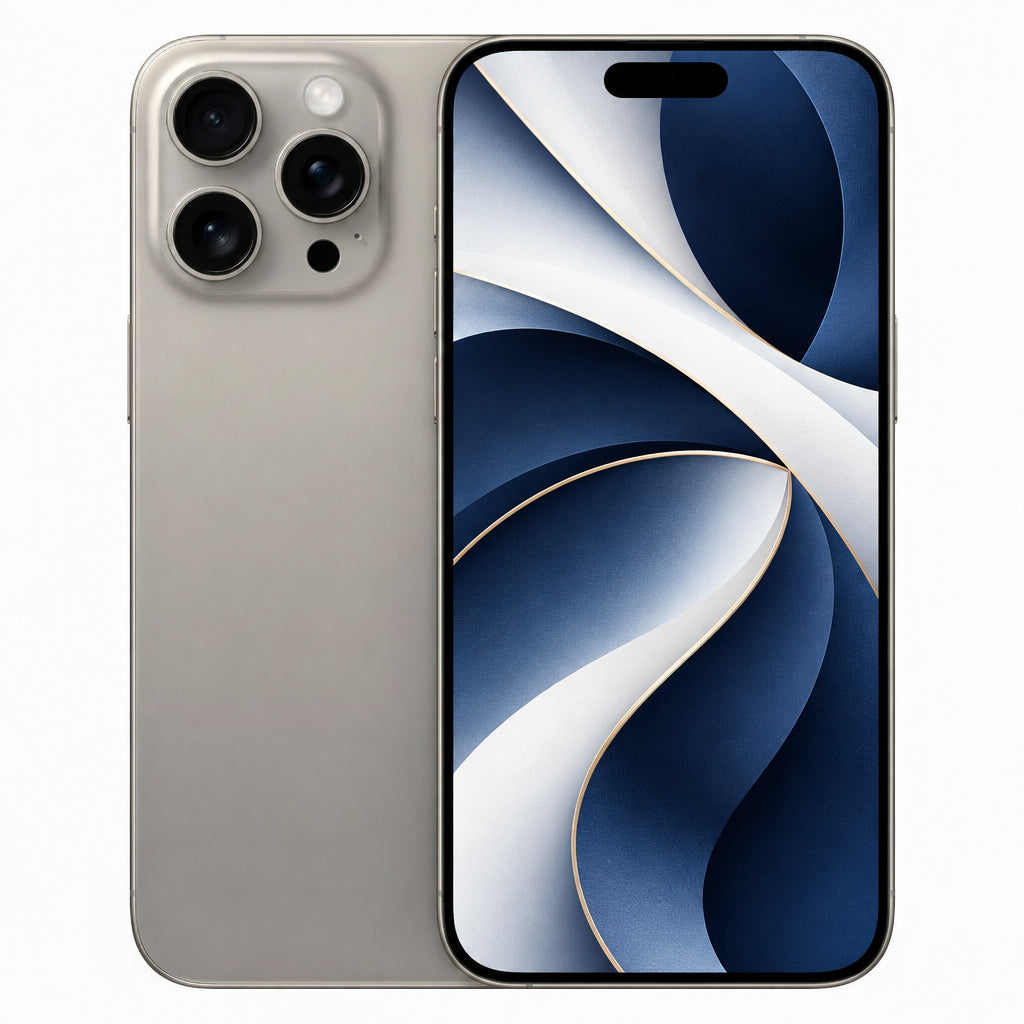 Apple iPhone 15 Pro - 128GB, 256GB, 512GB, 1TB - Black, White, Blue, Natural Titanium - Pristine - Refurbished Apple
