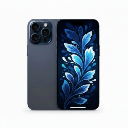 Apple iPhone 15 Pro - 128GB, 256GB, 512GB, 1TB - Black, White, Blue, Natural Titanium - Blue Titanium / 128GB