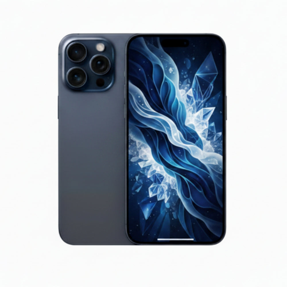 Apple iPhone 15 Pro - 128GB, 256GB, 512GB, 1TB - Black, White, Blue, Natural Titanium - Good - Refurbished - Blue Titanium / 128GB