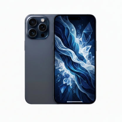 Apple iPhone 15 Pro - 128GB, 256GB, 512GB, 1TB - Black, White, Blue, Natural Titanium - Good - Refurbished - Blue Titanium / 128GB