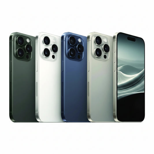 Apple iPhone 15 Pro - 128GB, 256GB, 512GB, 1TB - Black, White, Blue, Natural Titanium - Good - Refurbished