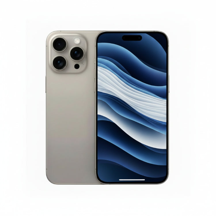 Apple iPhone 15 Pro Max - 256GB, 512GB, 1TB - Black, White, Blue & Natural Titanium - 80% battery - Pristine - Refurbished - Natural Titanium / 256GB