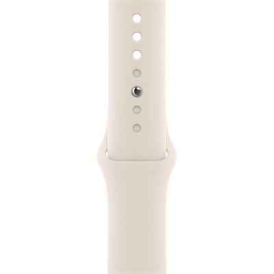 Apple Watch S7 GPS 41mm Starlight Aluminium Case with Starlight Sport Band (Refurbished Grade A)
