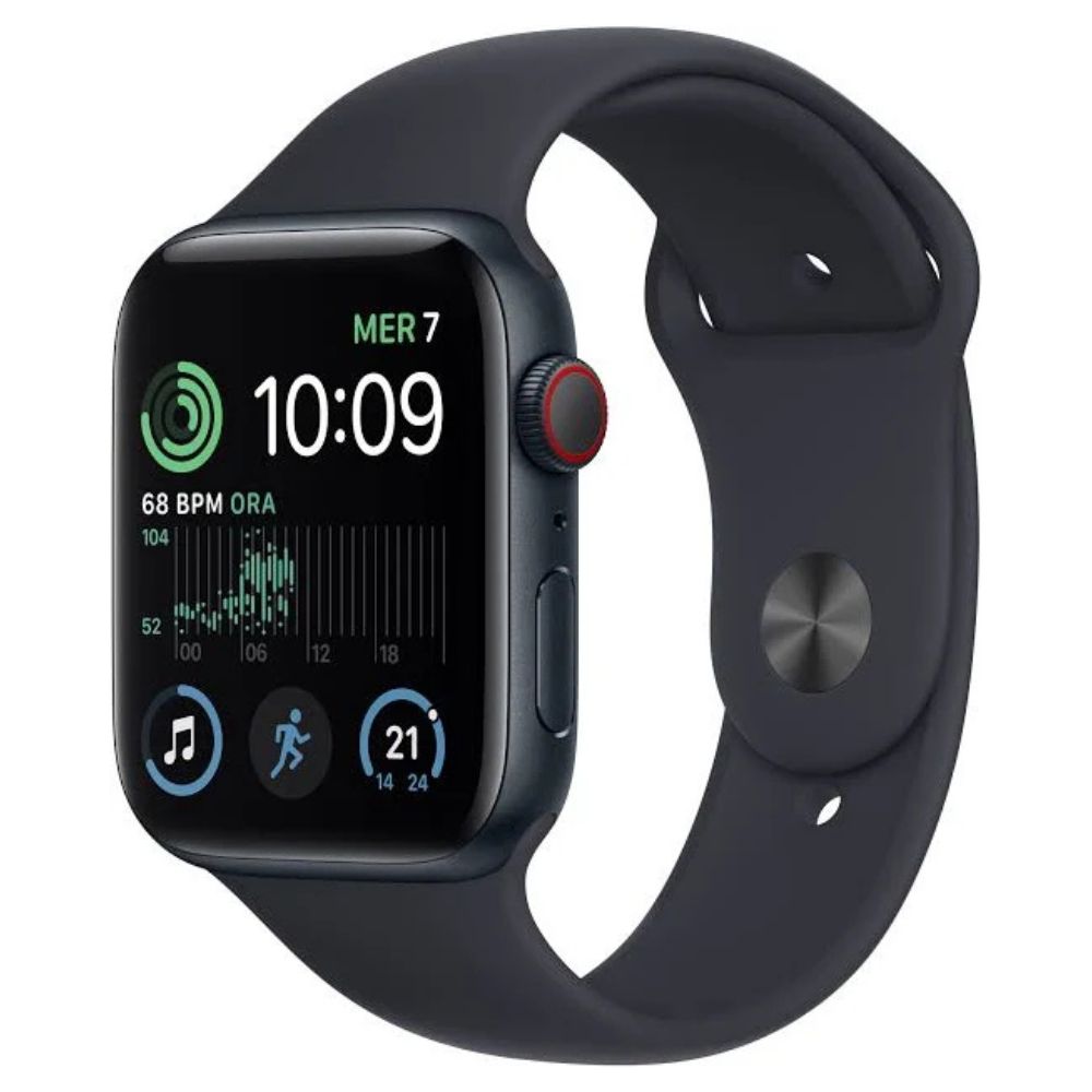 Apple Watch SE 1st Gen 2020 GPS, 40mm or 44mm aluminum case in Silver, Space Grey or Gold - Acceptable - Refurbished - 40mm / Space Grey
