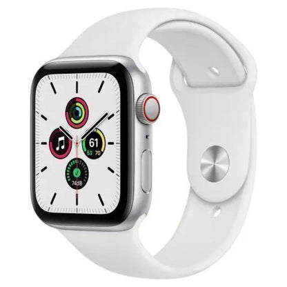Apple Watch SE 1st Gen 2020 GPS, 40mm or 44mm aluminum case in Silver, Space Grey or Gold - Acceptable - Refurbished - 40mm / Silver