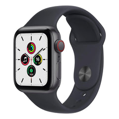 Apple Watch SE 40mm Aluminium Case GPS + Cellular With Midnight Sport Band - Refurbished Grade A Apple