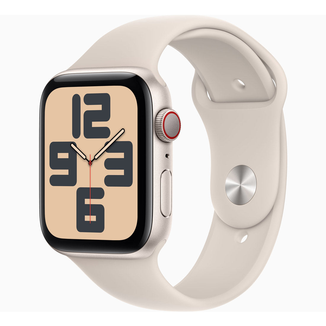 Apple Watch SE 40mm Aluminium Case GPS + Cellular Sport Band - Starlight - AU Version Apple