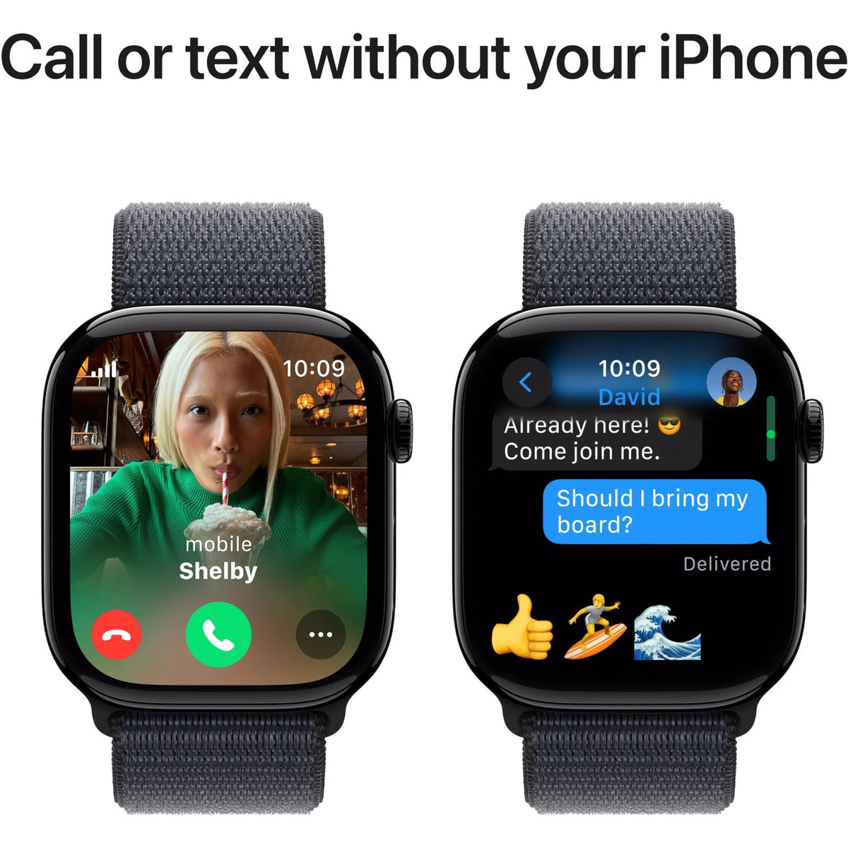Apple Watch Series 10 46mm Jet Black Aluminium Case GPS + Cellular Sport Loop AU Version ( Open Never Used ) Apple