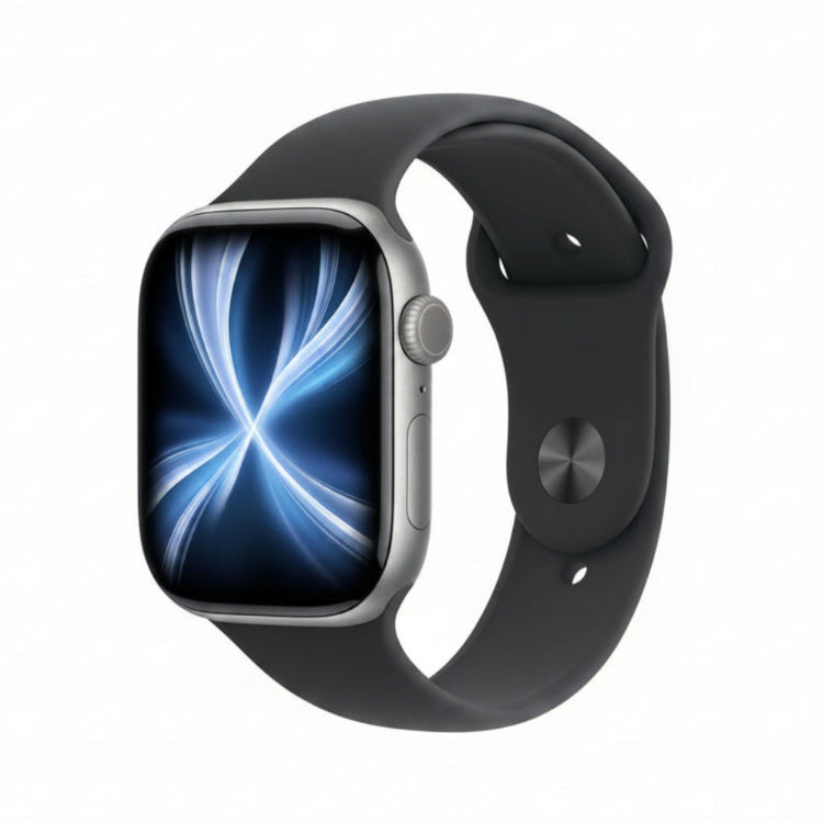 Apple Watch Series 11 46mm, 42mm GPS Aluminium Case - Jet Black, Space Grey, Silver, Rose Gold with Sports Generic Band Smartwatch Acceptable - Refurbished Apple