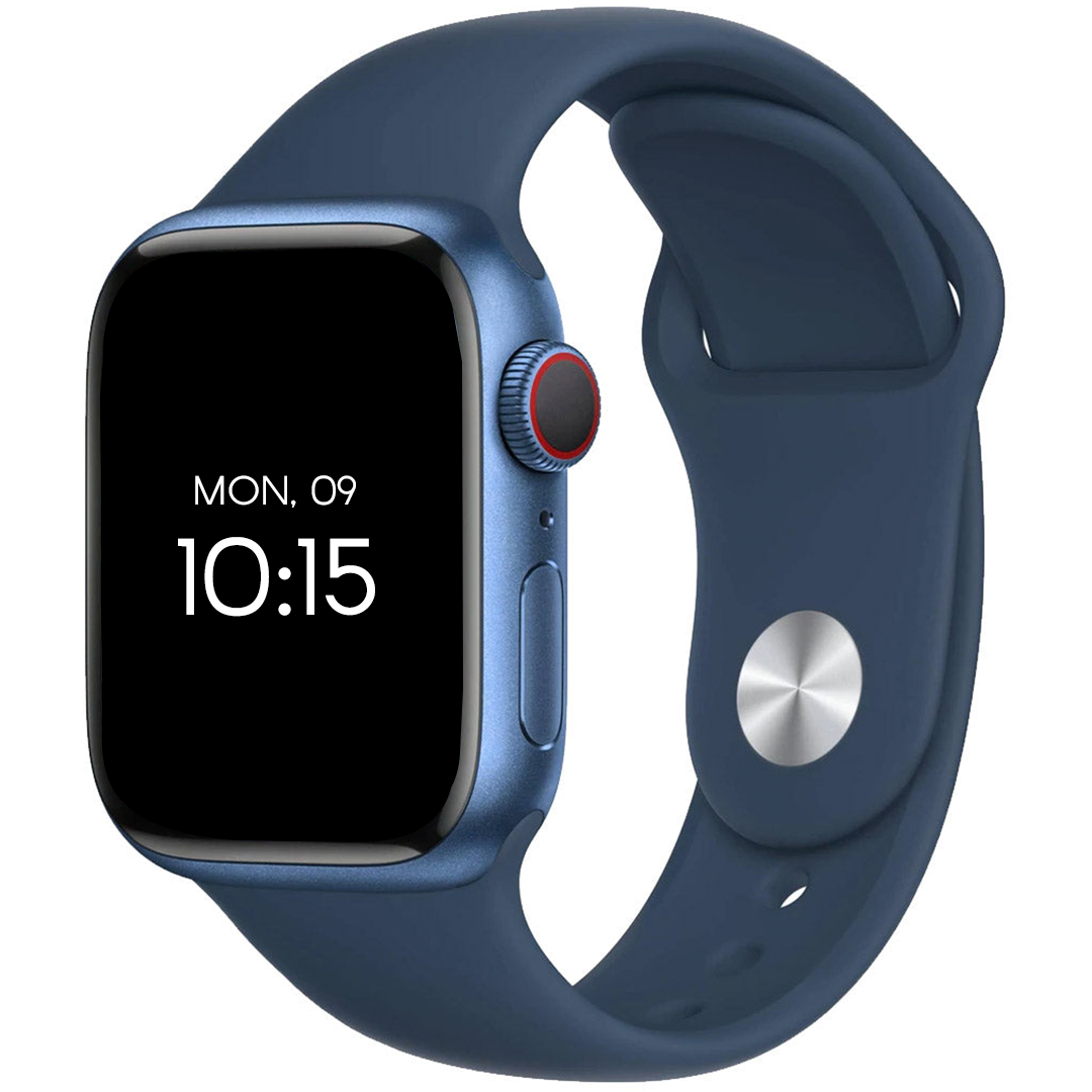 Apple Watch Series 7 41mm Aluminium Case With Sport Band GPS + Cellular - Blue - AU Version