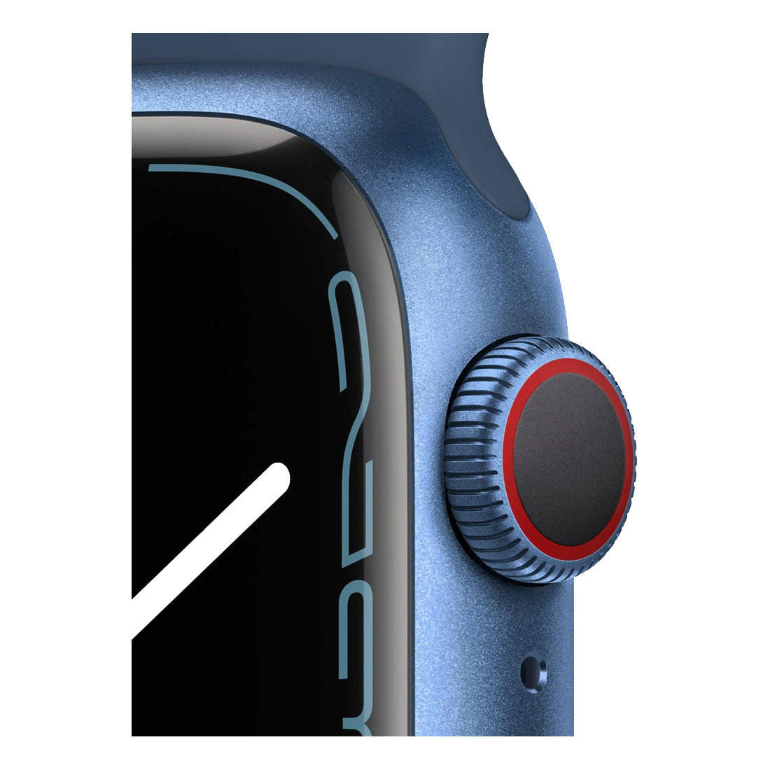 Apple Watch Series 7 41mm Aluminium Case With Sport Band GPS + Cellular - Blue - AU Version Apple