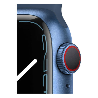 Apple Watch Series 7 41mm Aluminium Case With Sport Band GPS + Cellular - Blue - AU Version Apple