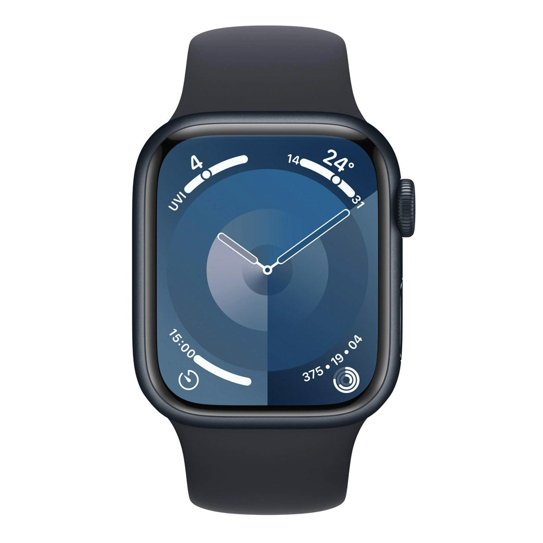 Apple Watch Series 9 45mm GPS Midnight Aluminium Case w/ Midnight Sport Band - Acceptable - Refurbished (AU Version) Apple