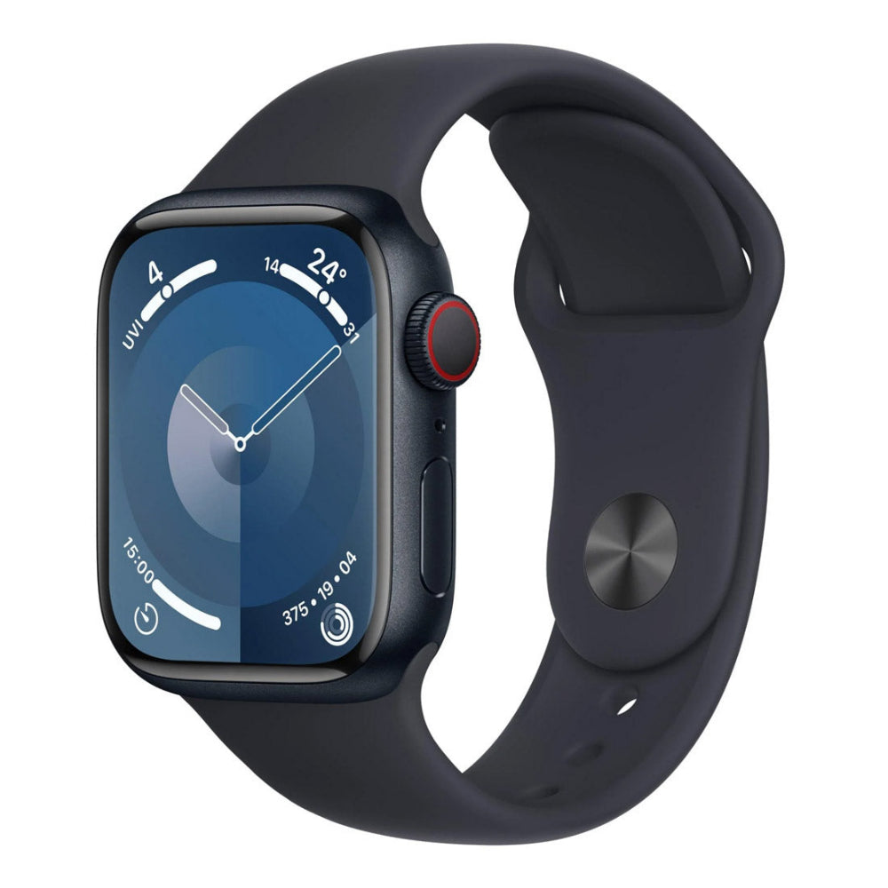 Apple Watch Series 9 45mm Midnight Aluminium Case GPS + Cellular (S/M) - Acceptable-Refurbished (AU Version)