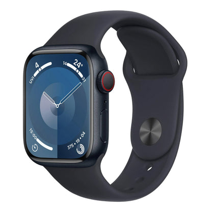 Apple Watch Series 9 45mm Midnight Aluminium Case GPS + Cellular (S/M) - Acceptable-Refurbished (AU Version)
