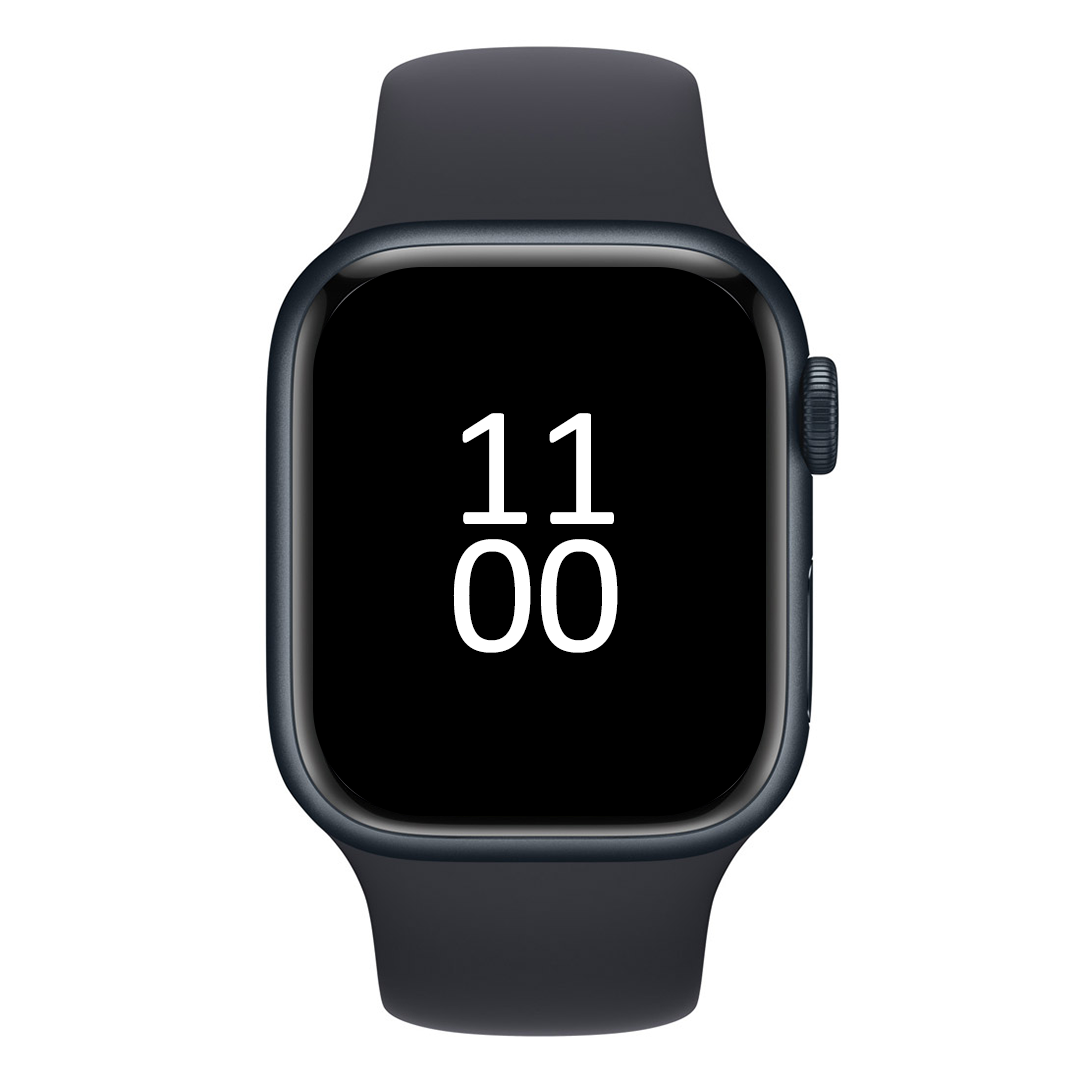 Apple Watch Series 9 45mm (GPS + Cellular) Midnight Aluminium Case with Midnight Sport Band (S/M)