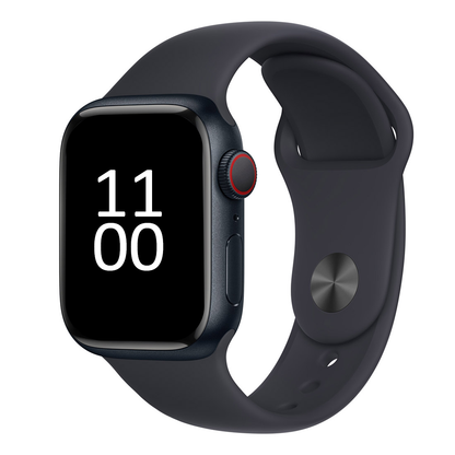 Apple Watch Series 9 45mm (GPS + Cellular) Midnight Aluminium Case with Midnight Sport Band (S/M)