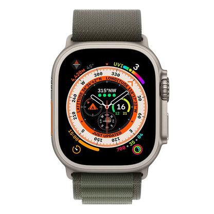 Apple Watch Ultra 49mm Titanium Case GPS + Cellular With - Green Alpine Loop - Pristine Refurbished  - AU Version Apple