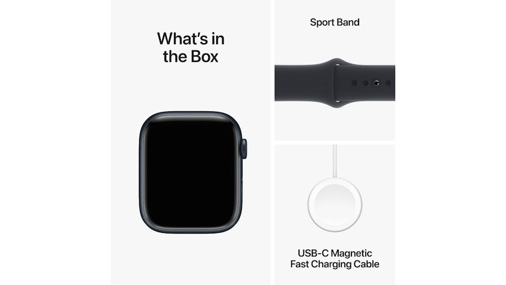 Apple Watch Series 9 41MM GPS + Cellular - Aluminum Case Midnight (Copy) Apple