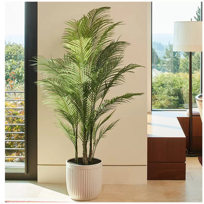 Artificial Palm Tree In Ribbed Pot 2M Tristar Online