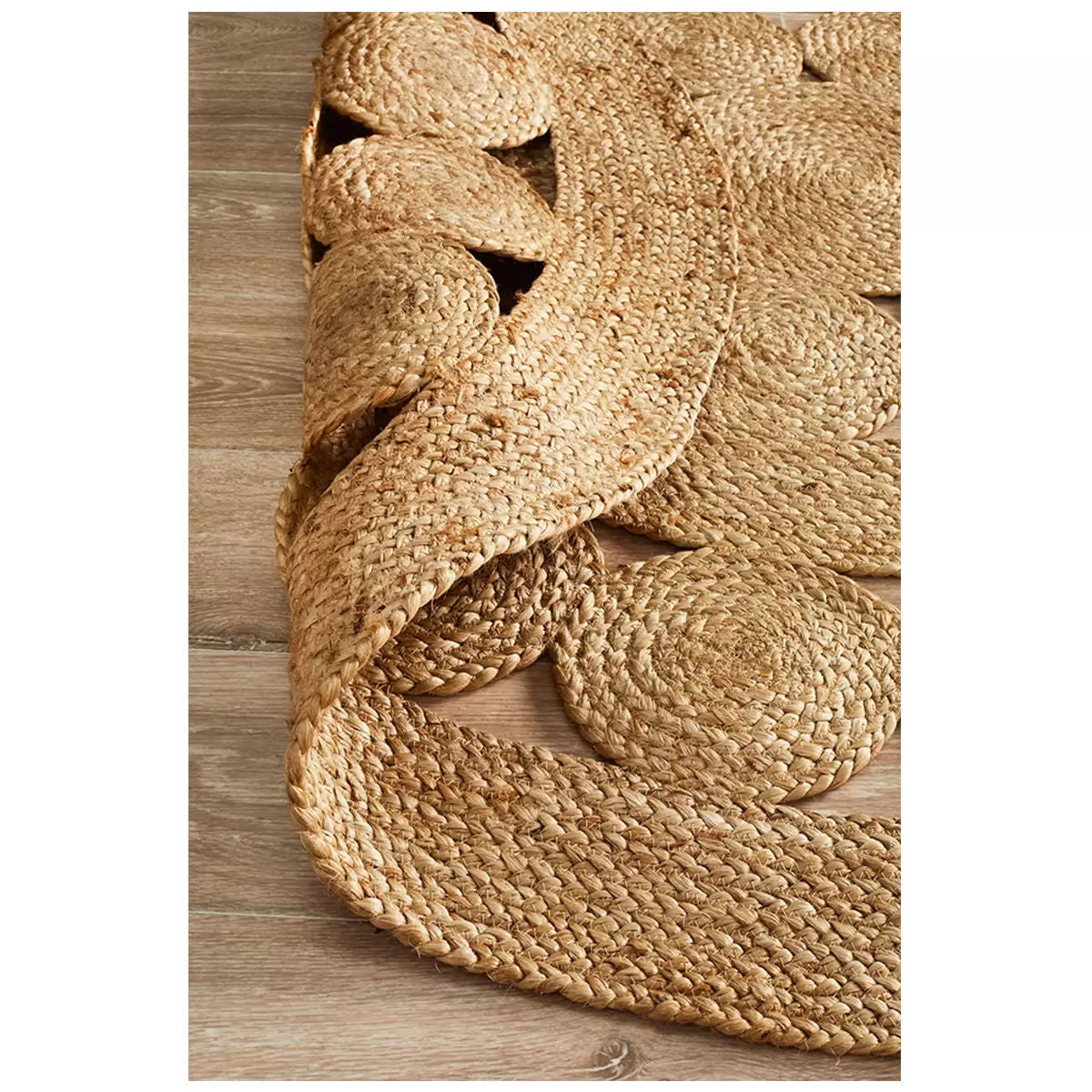 Atrium pilu natural rug 150 x 150cm Tristar Online