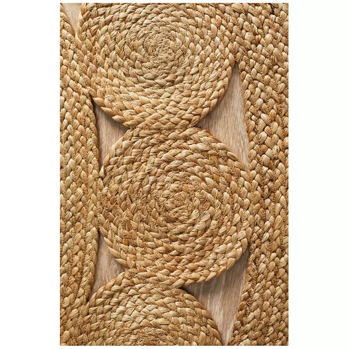 Atrium pilu natural rug 150 x 150cm Tristar Online