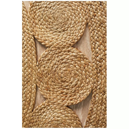 Atrium pilu natural rug 150 x 150cm Tristar Online