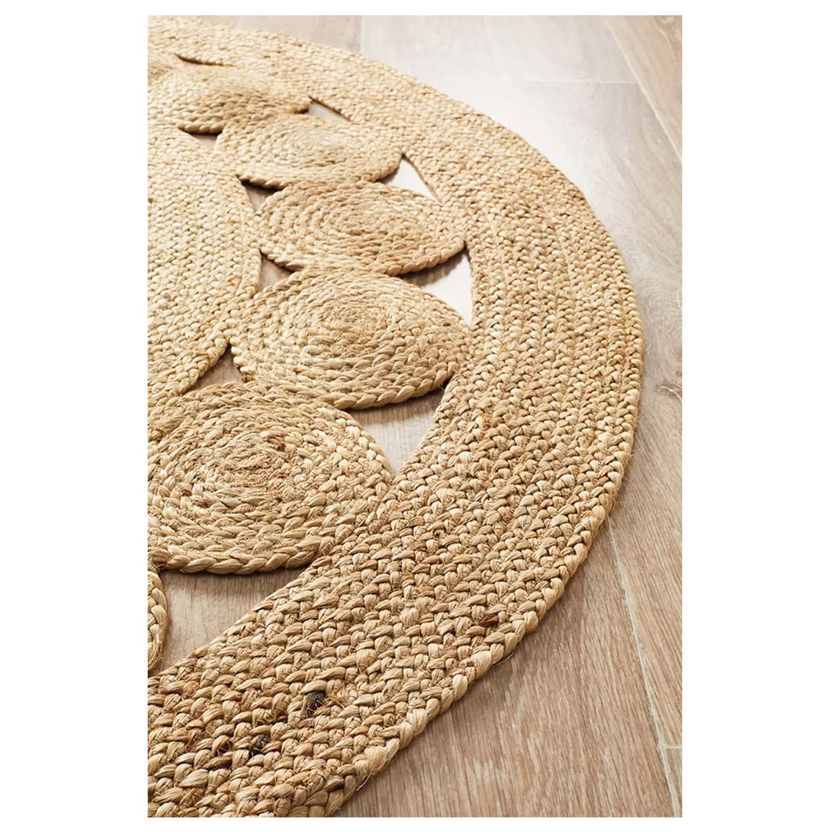 Atrium pilu natural rug 150 x 150cm Tristar Online