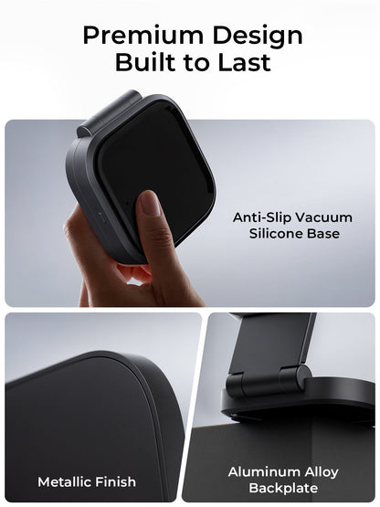 Aukey MagFusion L Qi2 Foldable 2 In 1 Magnetic Wireless Charger (LC-MC211) Tristar Online
