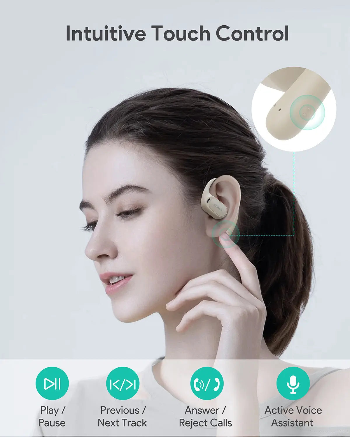 Aukey Open-Ear True Wireless Earbuds BEYOND SPORTS (EP-S1) Tristar Online