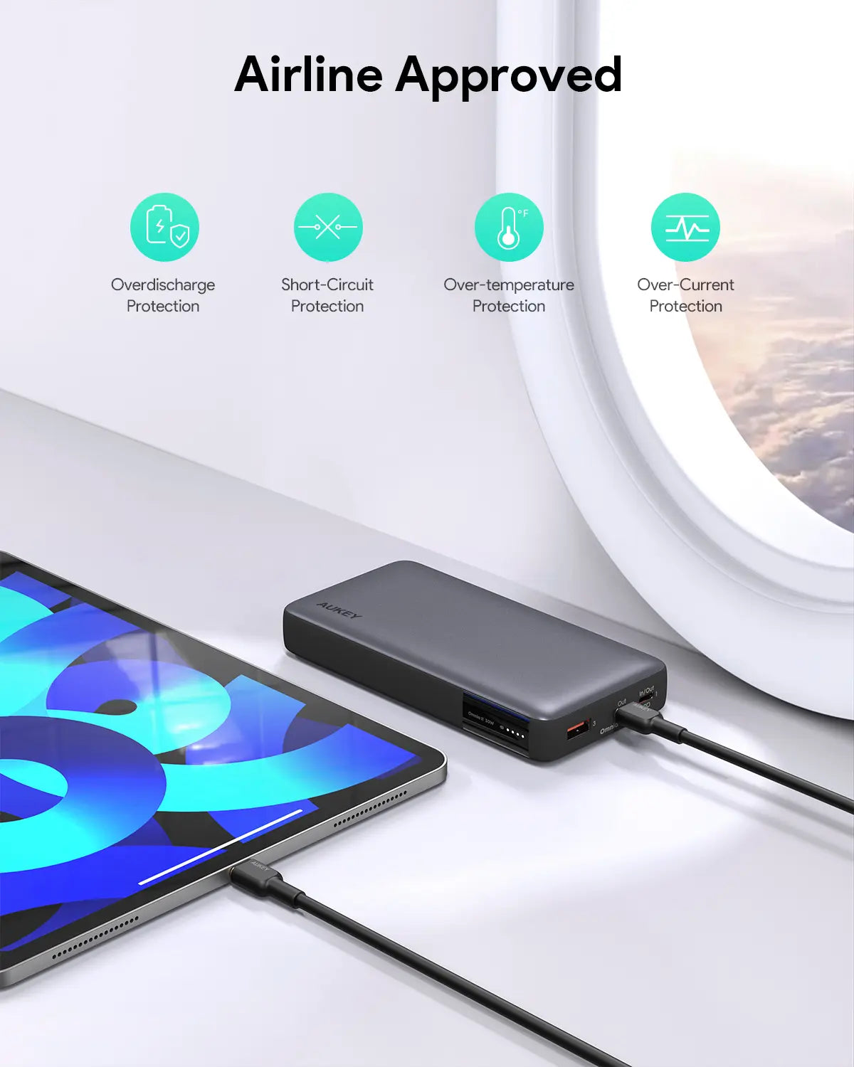Aukey Sprint X 20K 30W 20000mAh Portable Power Bank with PD3.0 (PB-Y42) Tristar Online